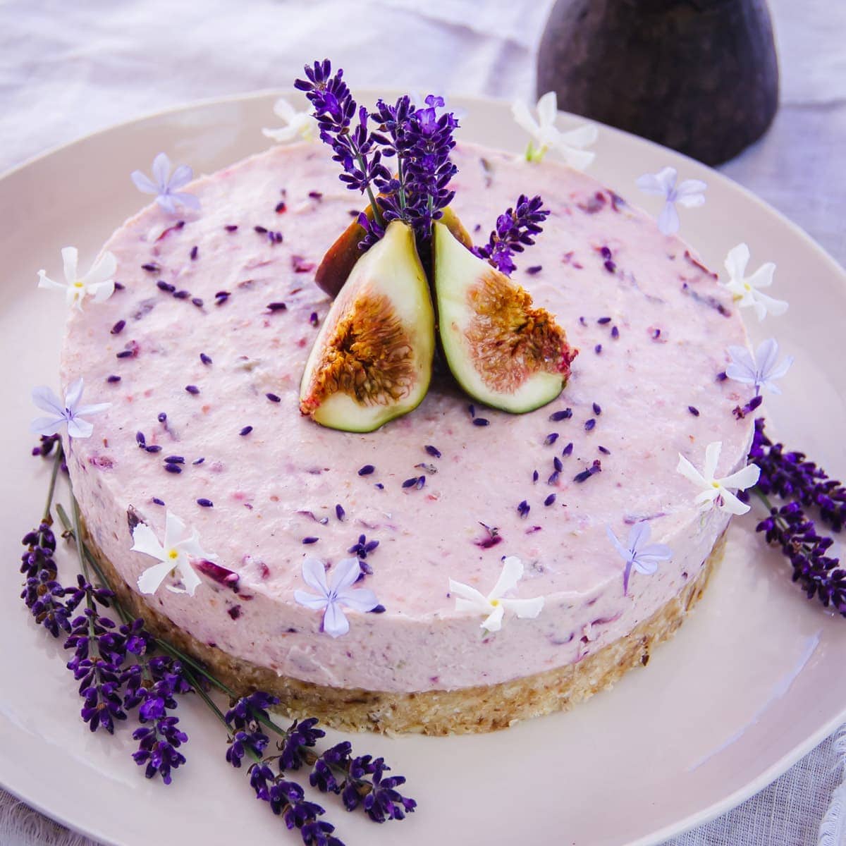 Lavender Honey and Fig Cake