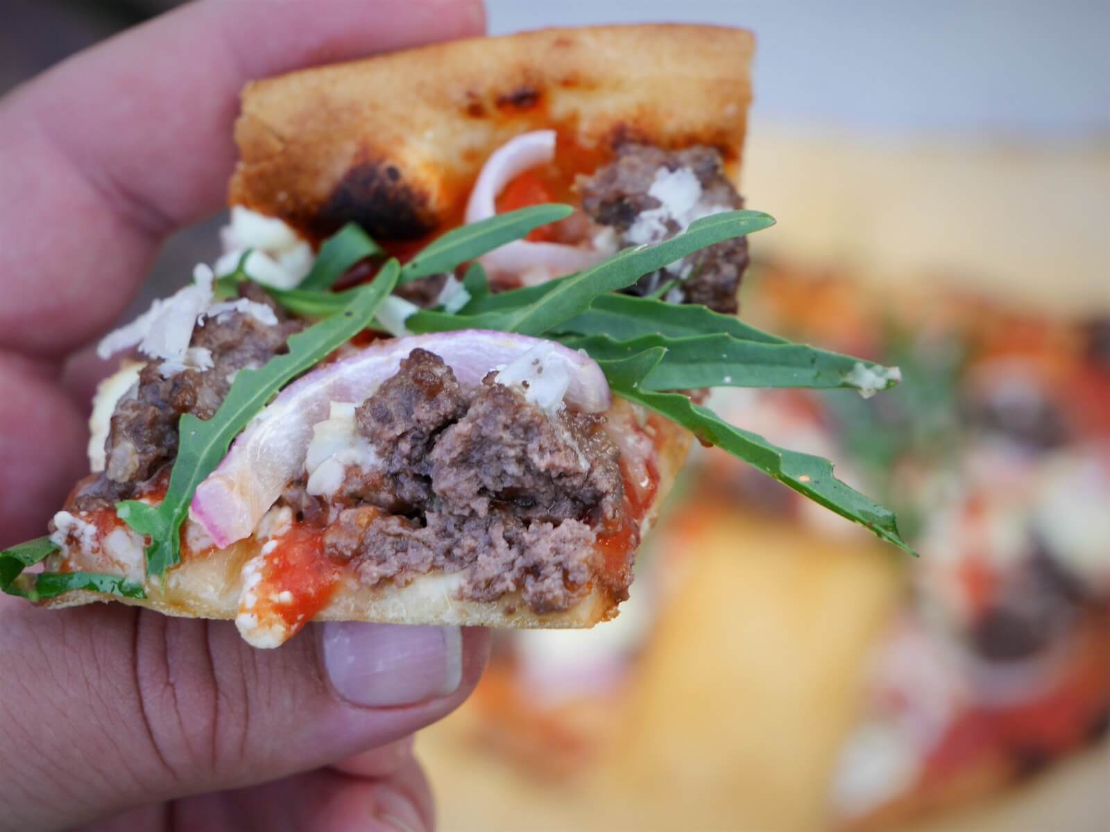 Pizza Quattro Formaggi - Receta con Masa de Harina Integral