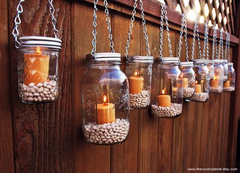 Herb Hanging Mason Jars
