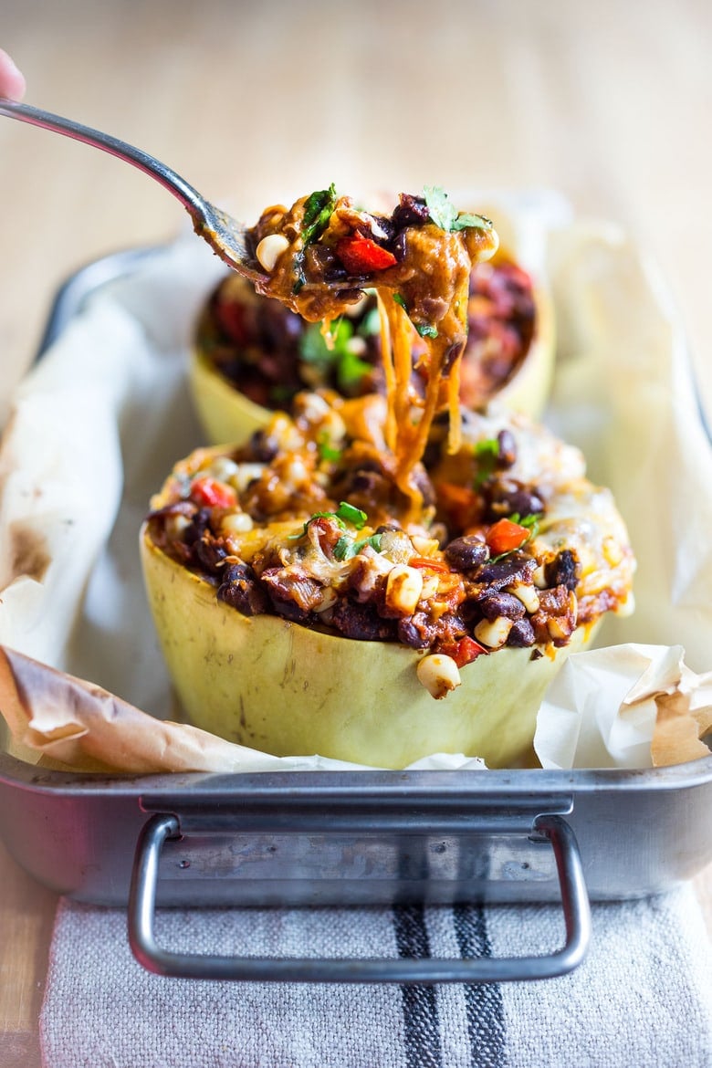 Spaghetti Squash Enchiladas