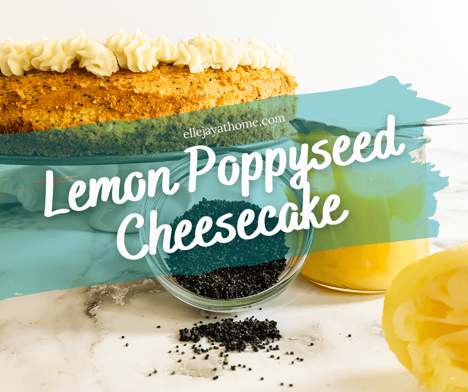Lemon Poppy Seed Cheesecake