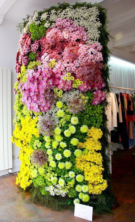 Vertical Flower Wall