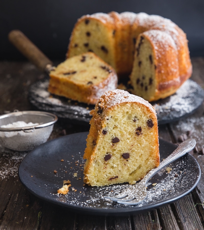 Chocolate Chip Yogurt Cake