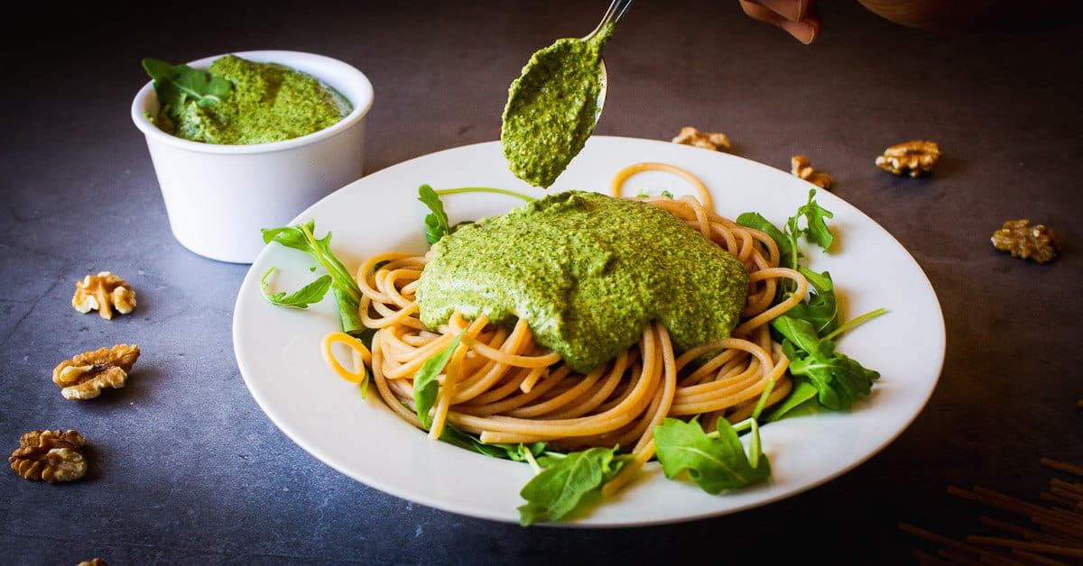 Pesto Genovese con rúcula