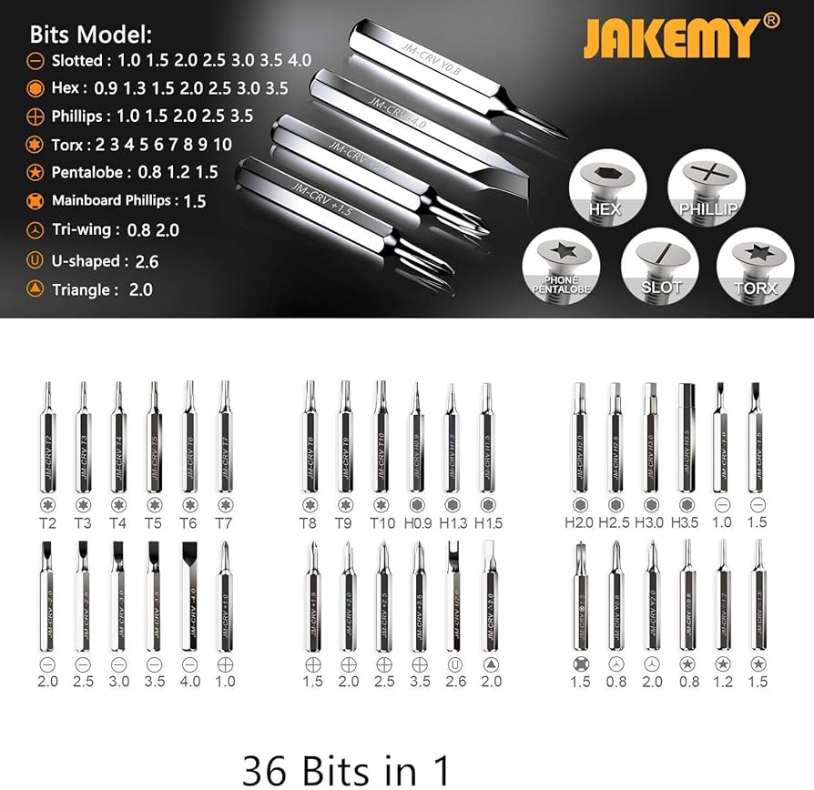 Jakemy Electronics Repair Tool Kit