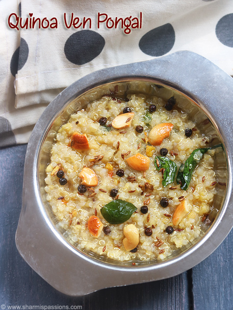Pongal Recipe 10: Quinoa Pongal