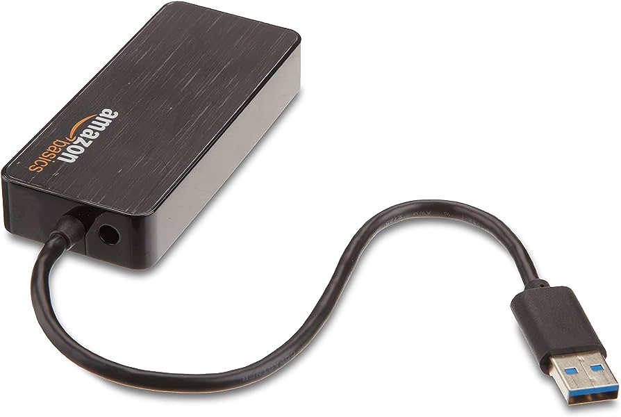AmazonBasics 4 Port USB 3.0 Hub