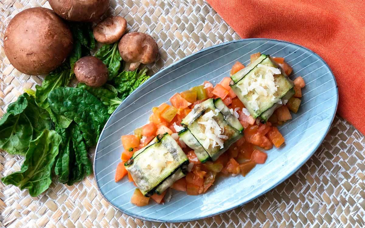 Ravioli de setas y queso de cabra