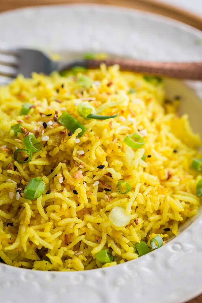 Lemon Rice with Turmeric