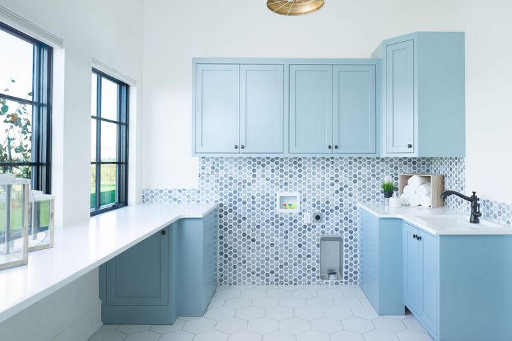 Serenity Blue Kitchen