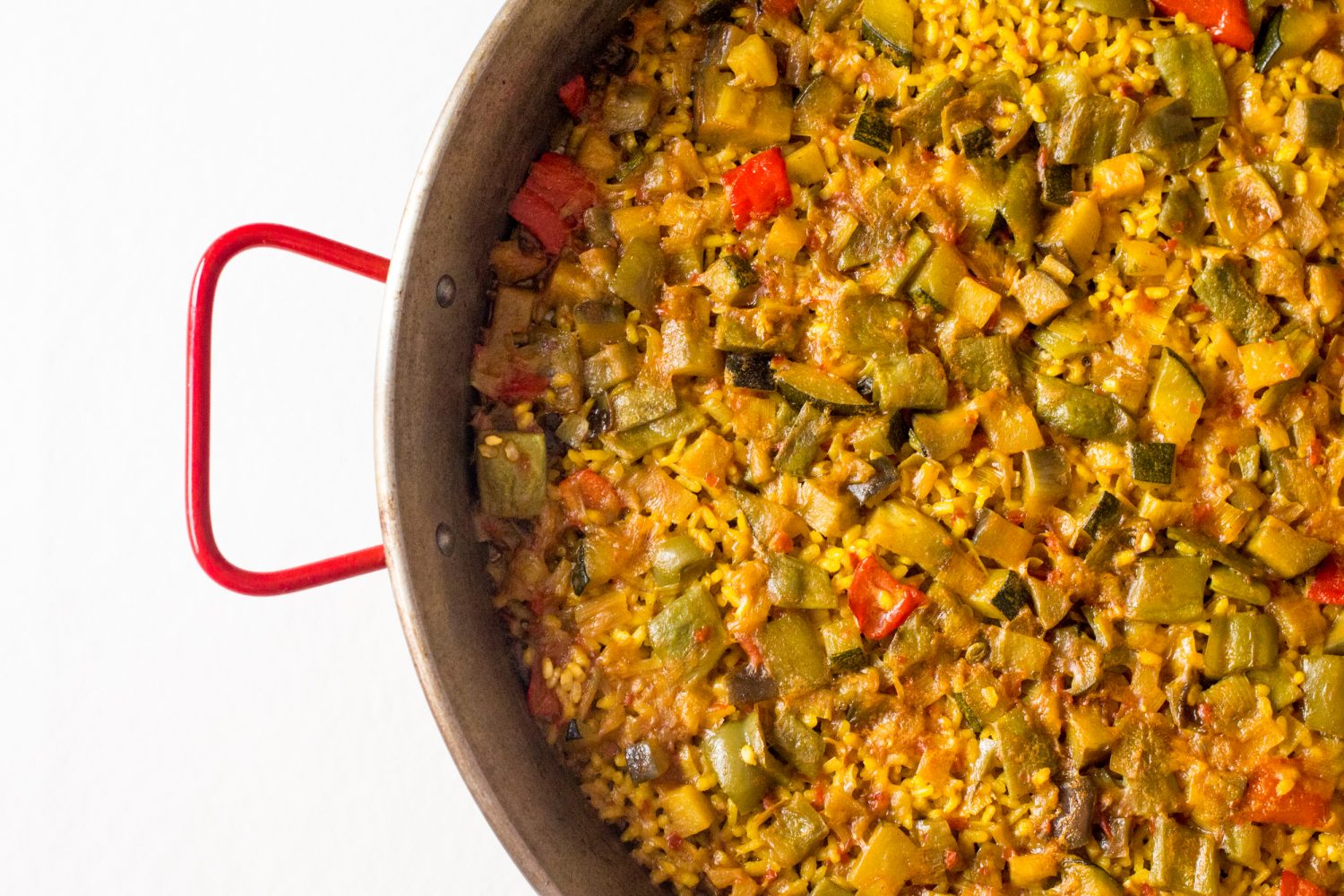 Paella Valenciana de verduras