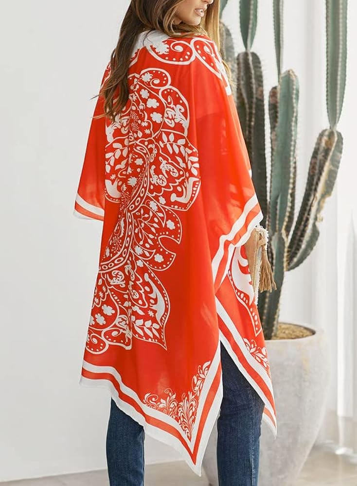 6. Dokotoo Women's Summer Casual Loose Beach Cover-Up