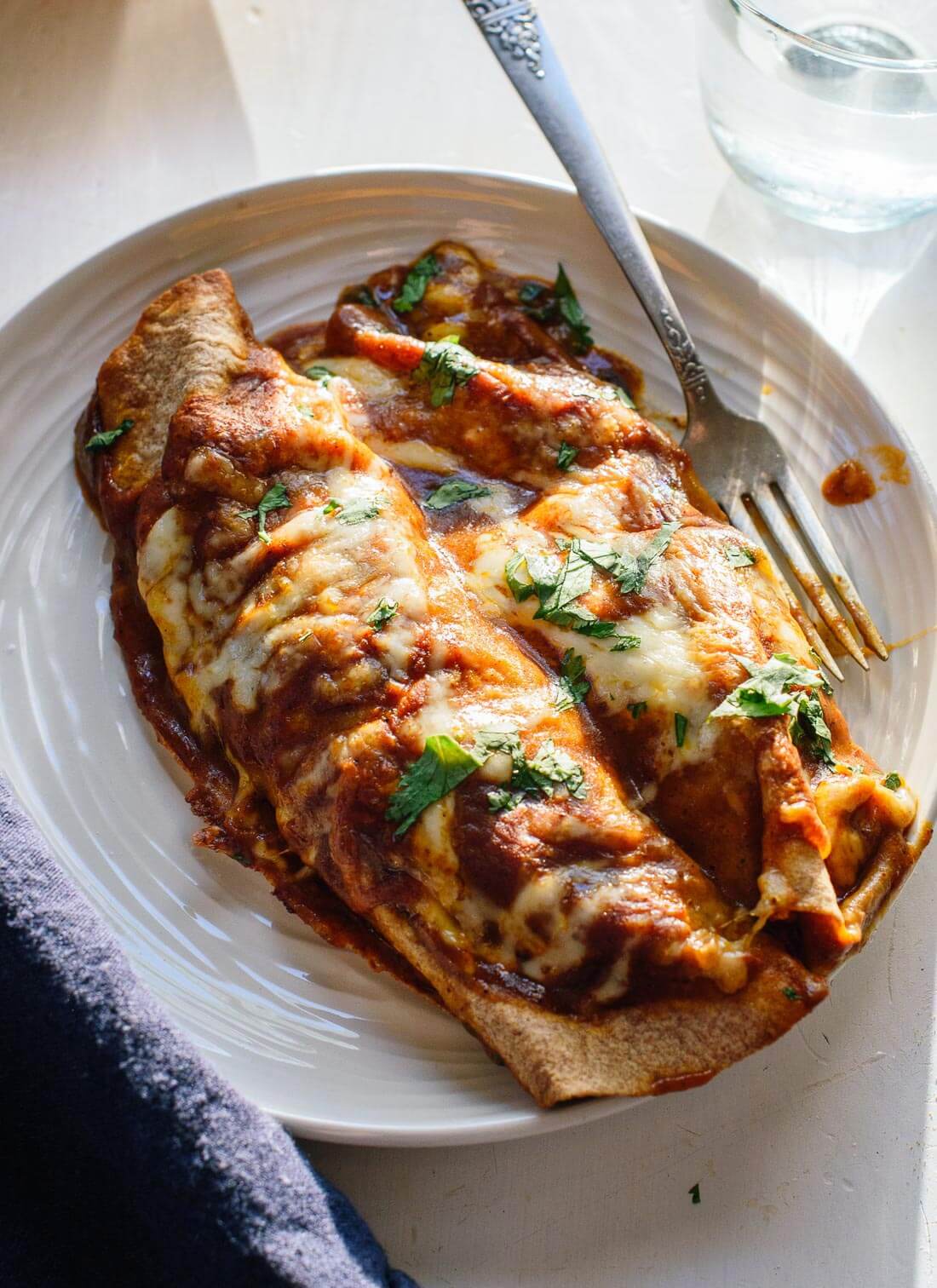 Broccoli and Cheese Enchiladas