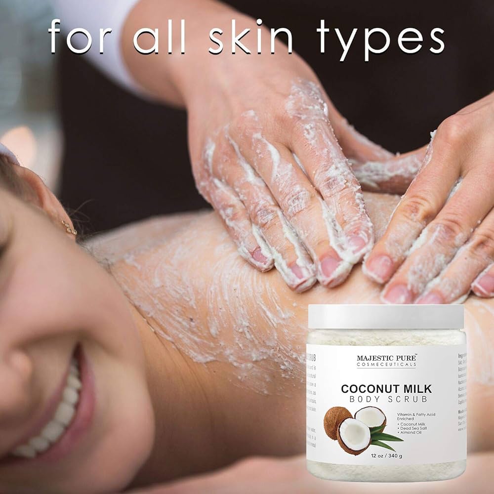 Majestic Pure Coconut Milk Body Scrub