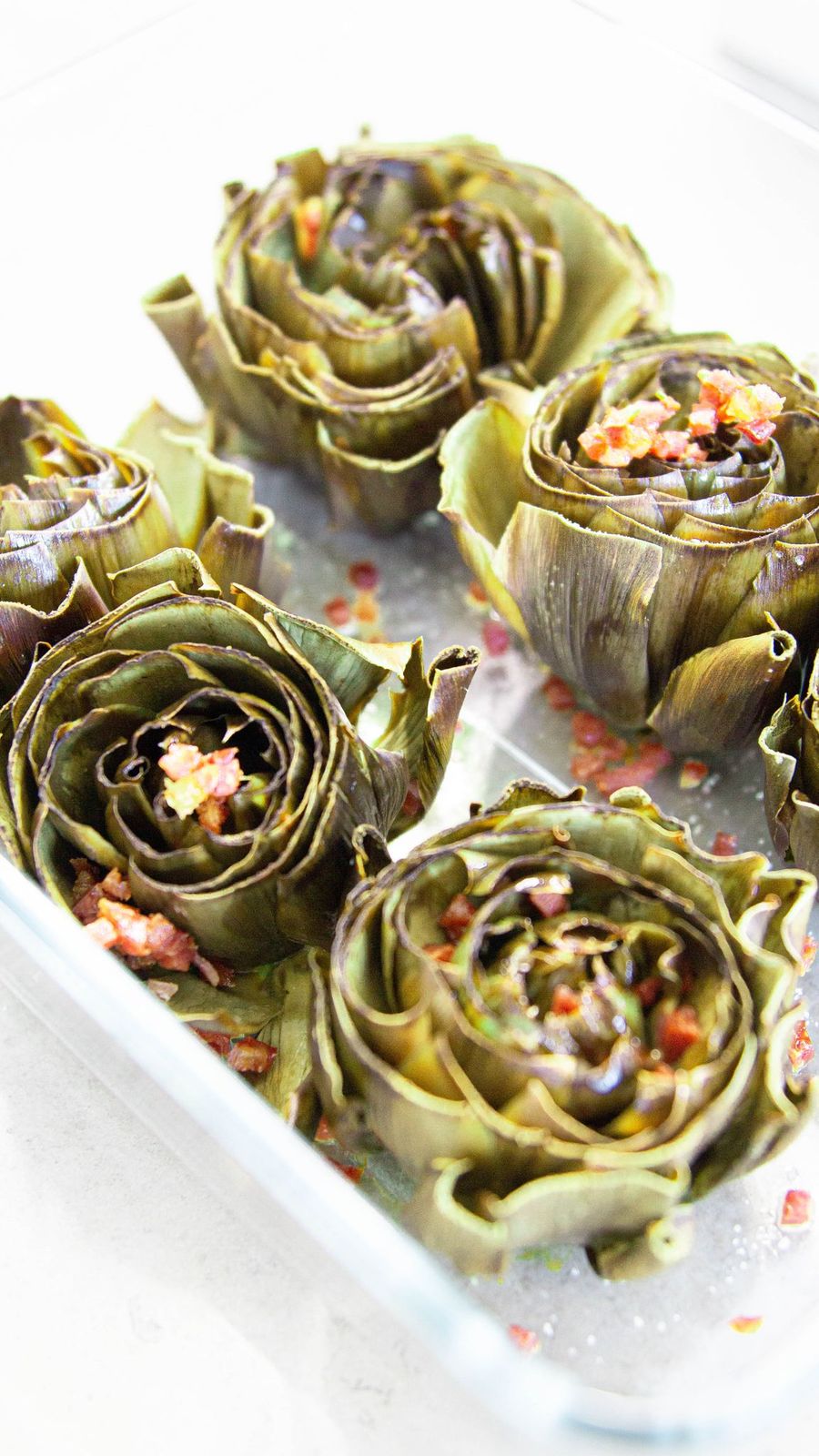 Alcachofas con jamón - Receta saludable y nutritiva