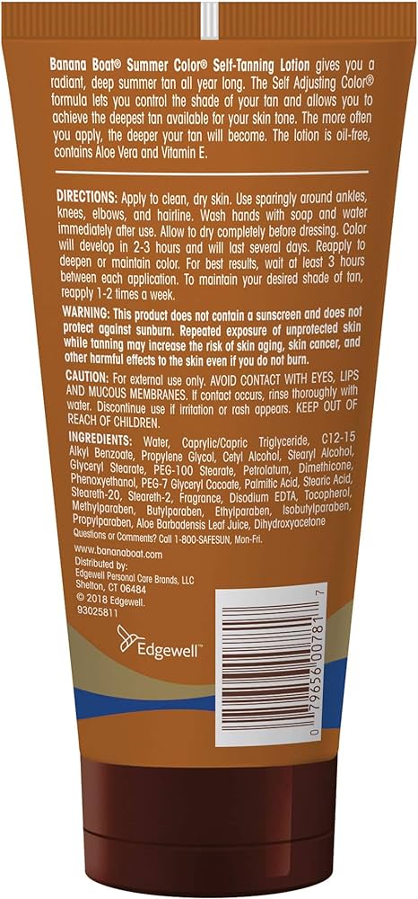 Banana Boat Summer Color Self-Tanning Lotion
