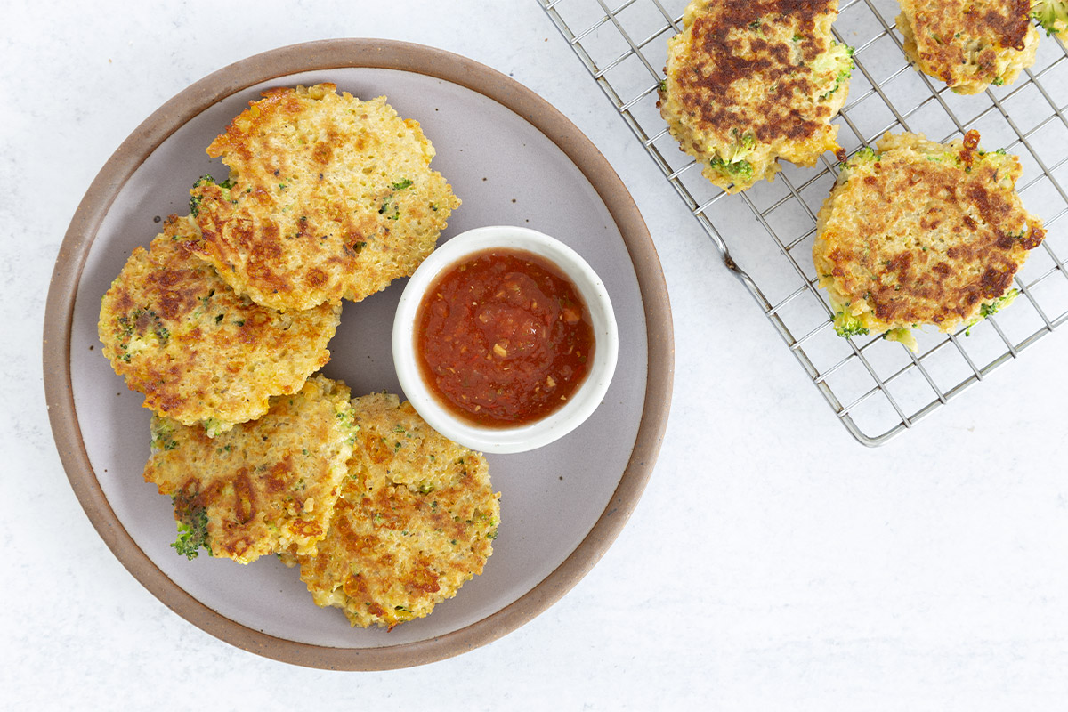 10. Broccoli and Quinoa Cutlet