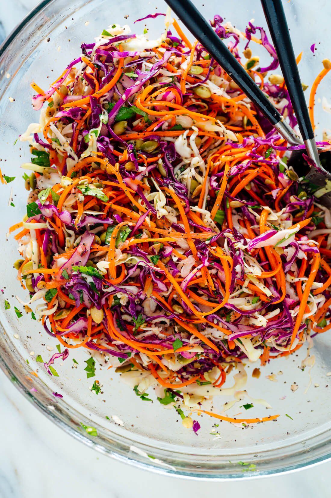 Cabbage and Carrot Slaw