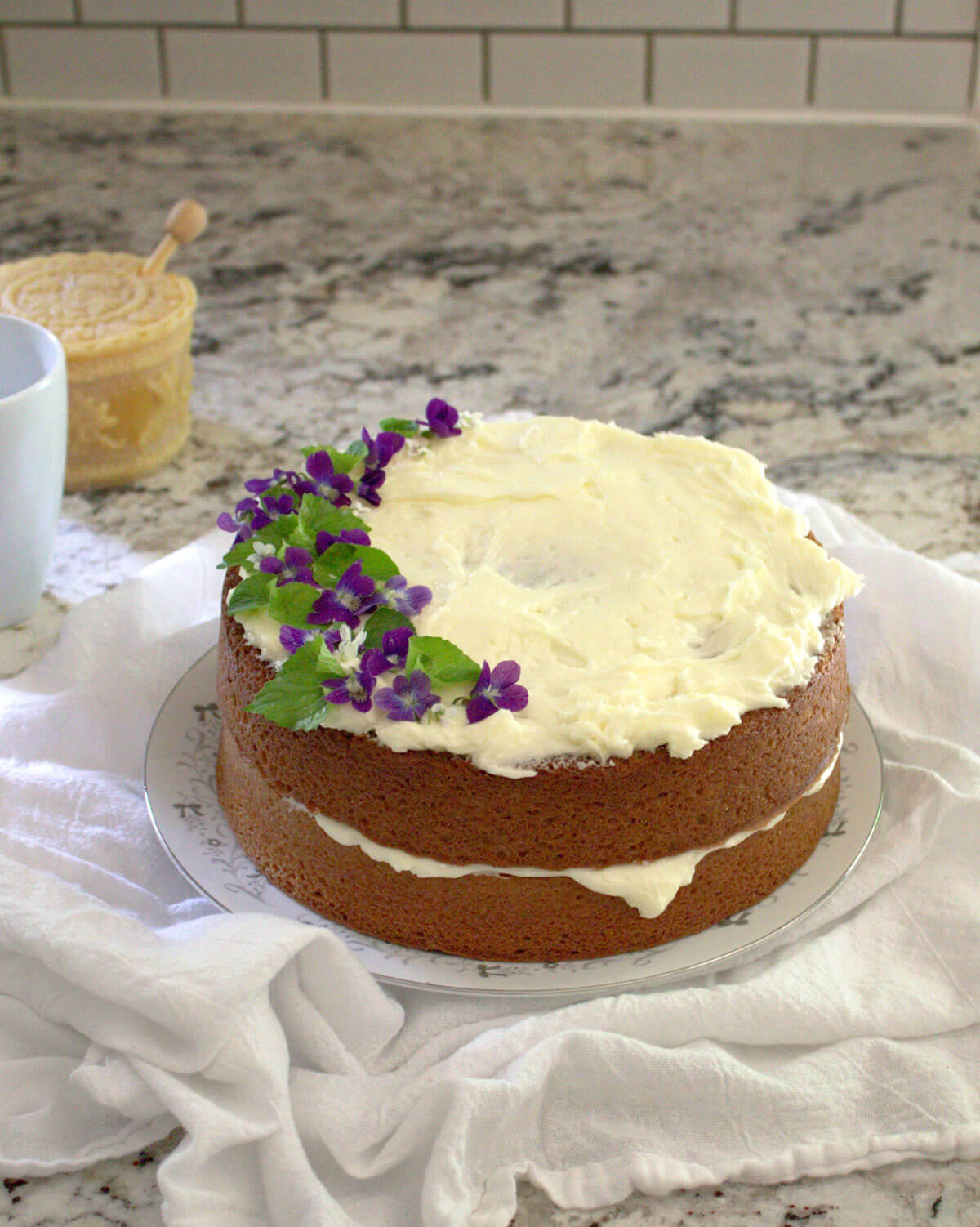 Lavender Honey and Earl Grey Tea Cake