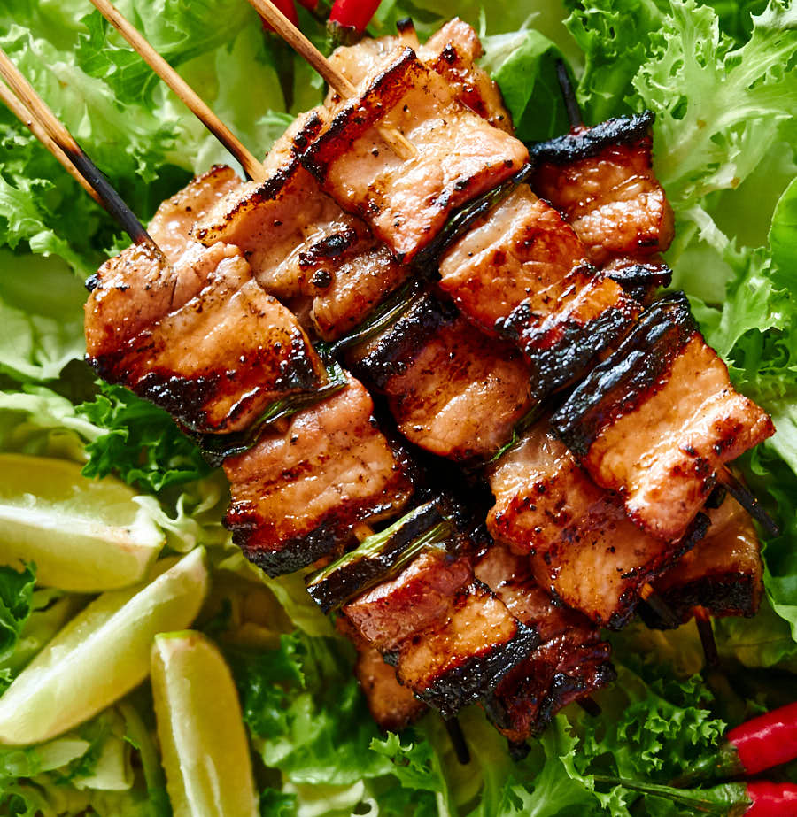 Pork Belly Skewers