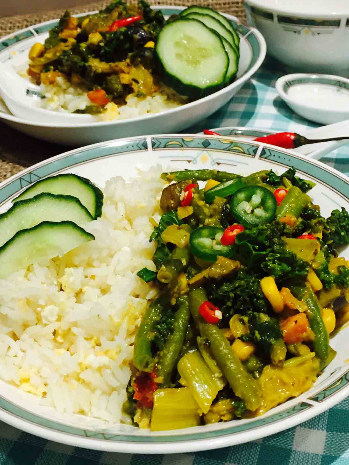 Coconut Curry Egg Fried Rice
