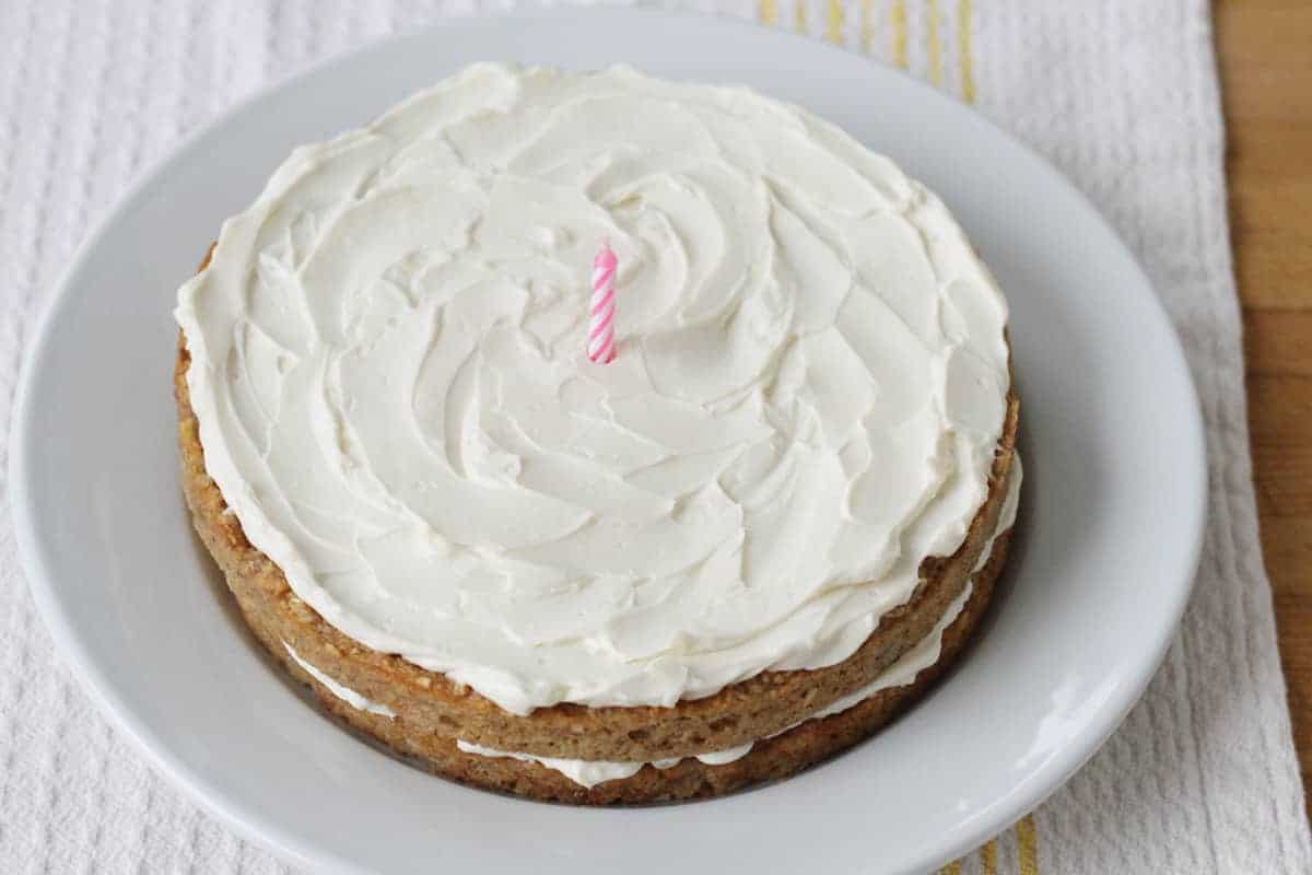 Coconut Banana Cake with Food Processor
