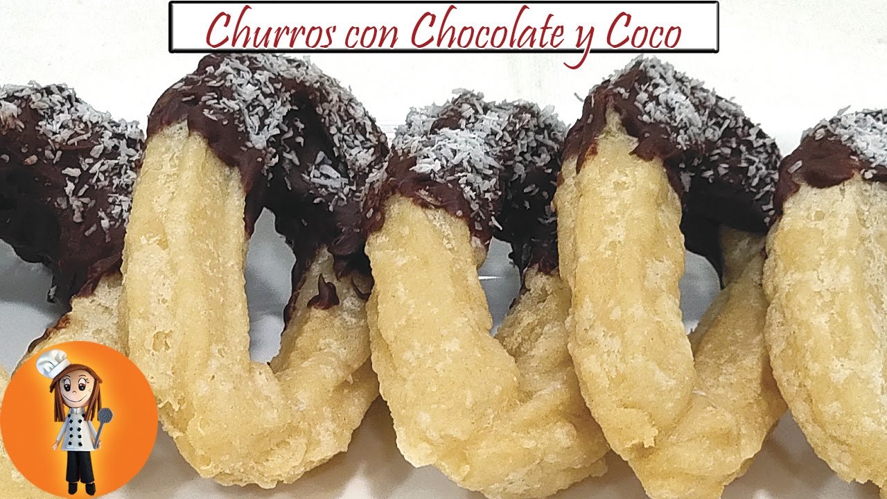 Receta de Churros con Chocolate - Youtuber de Cocina Americana