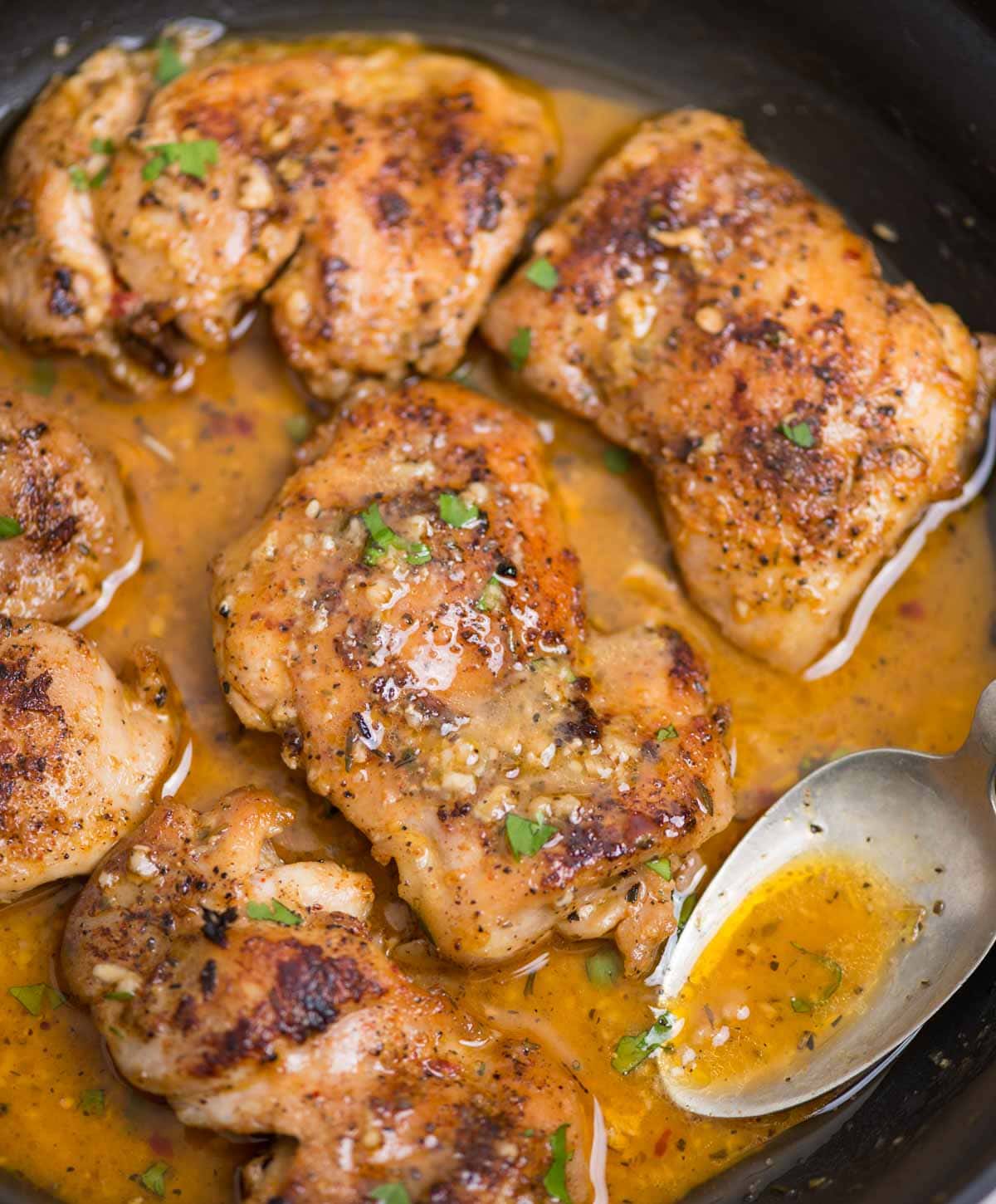 Garlic Butter Chicken Thighs