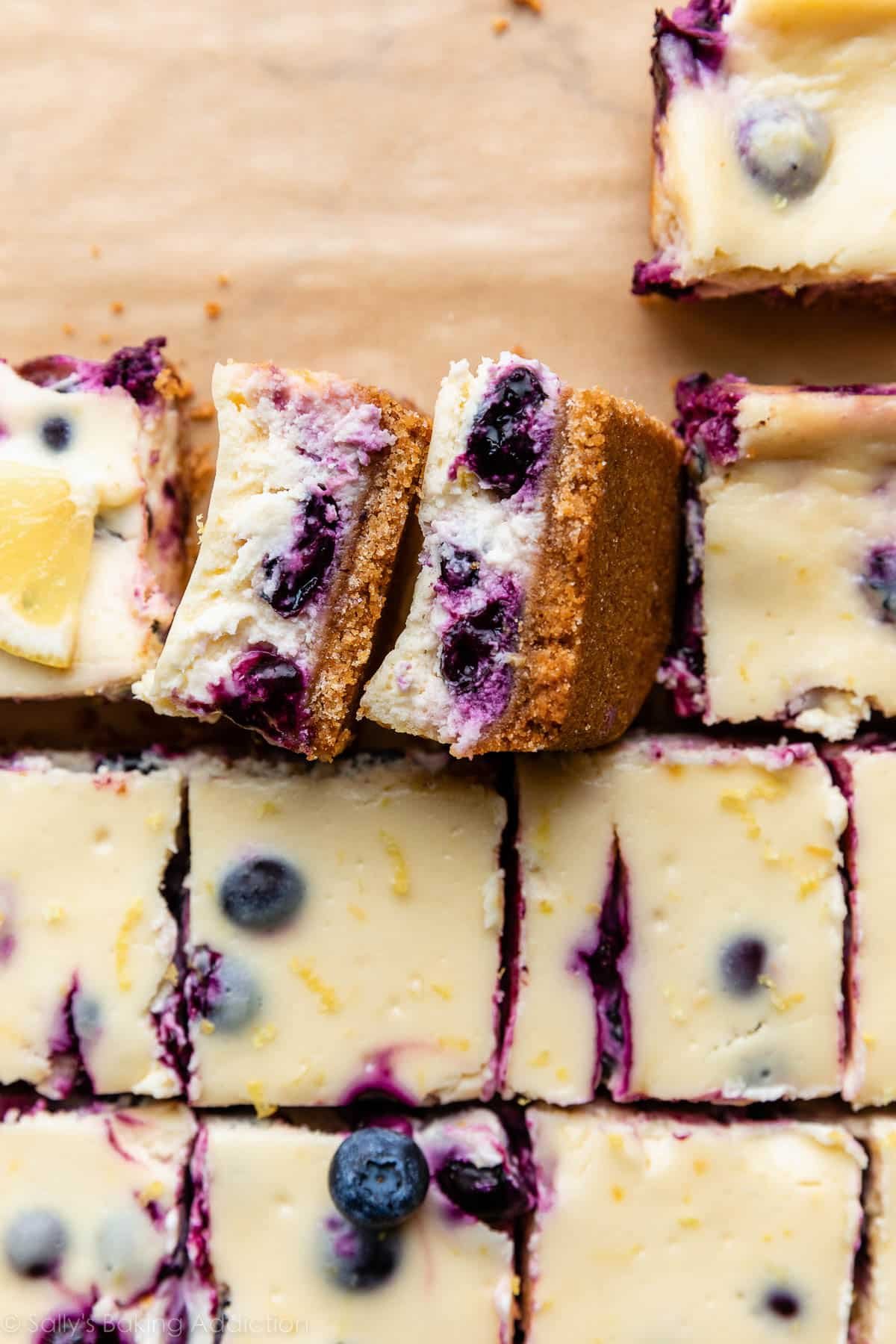 Lemon Blueberry Cheesecake Bars