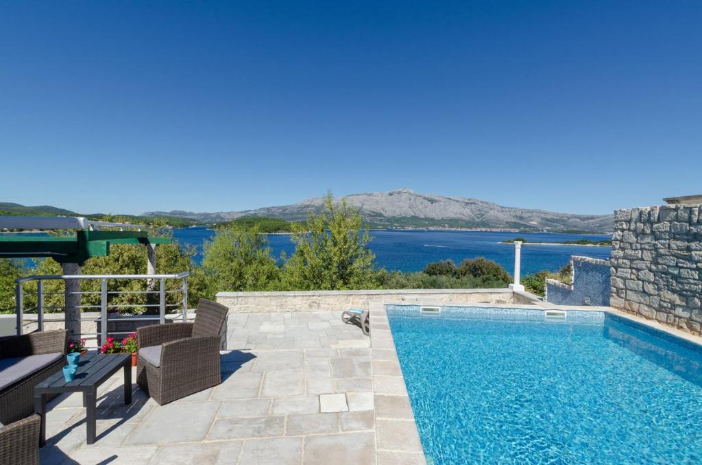 Traditional Stone House with Pool