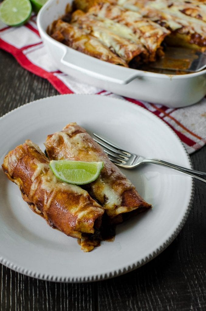 5. Butternut Squash and Kale Enchiladas