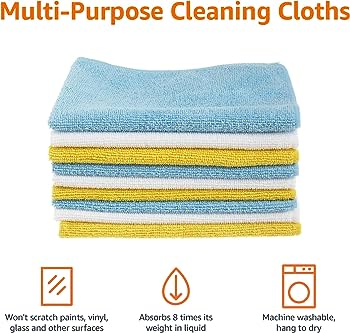 AmazonBasics Microfiber Cleaning Cloth