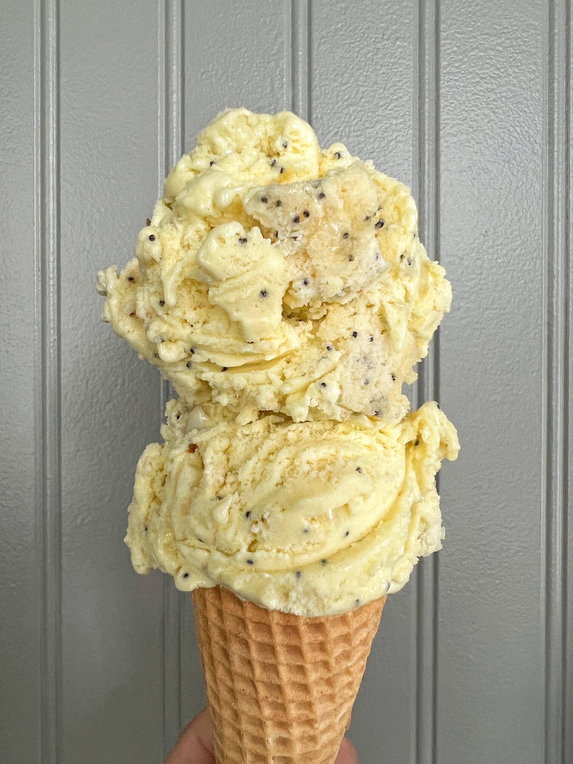 Lemon Poppy Seed Ice Cream