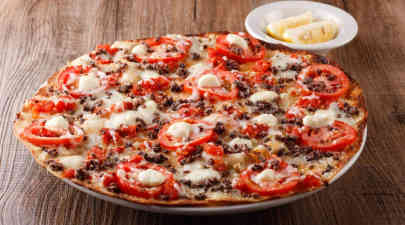 Pizza de Calabacín y Queso Feta