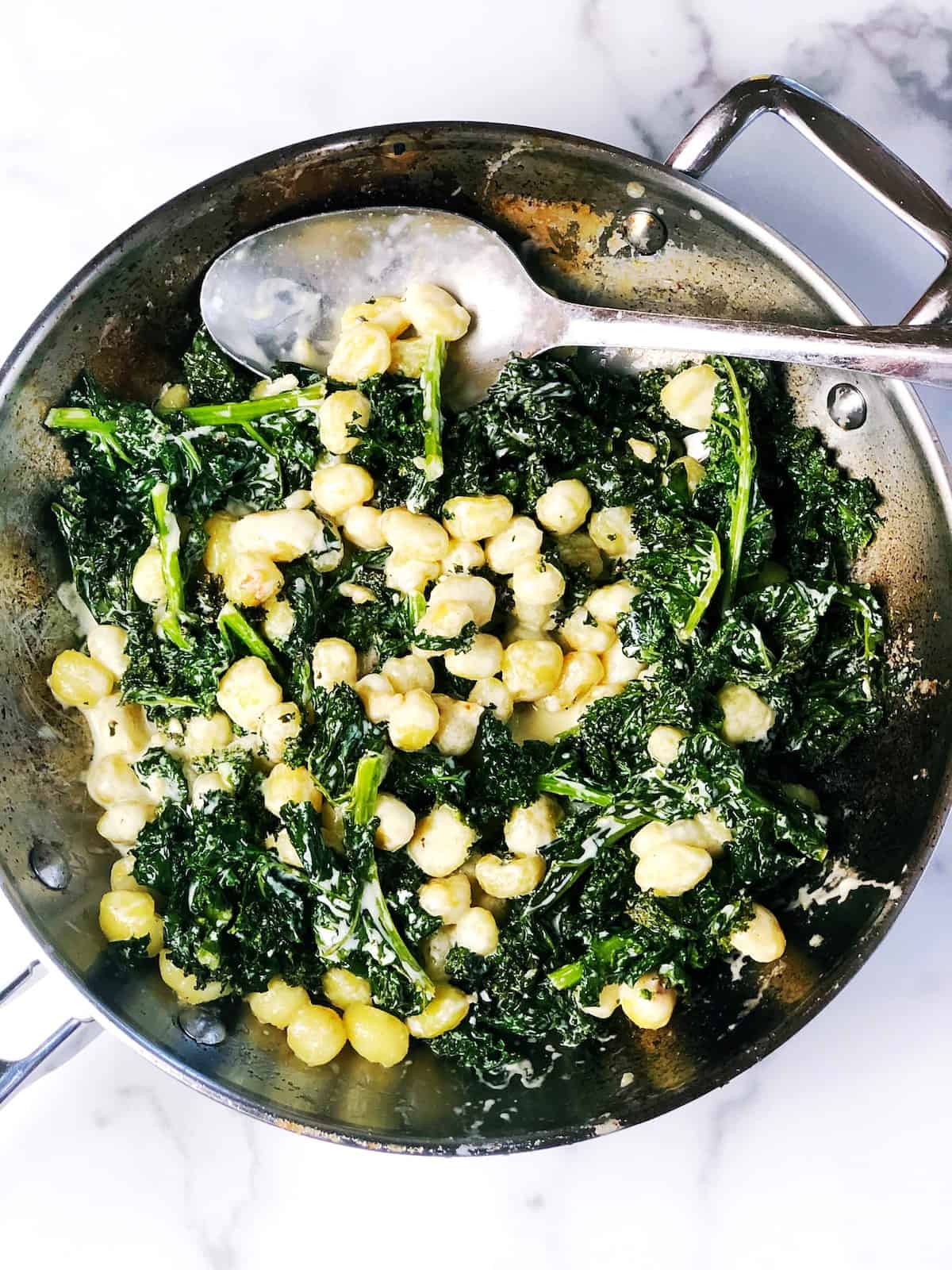 Kale and Parmesan Gnocchi