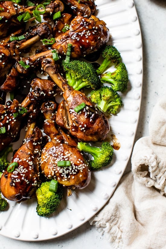 Teriyaki Glazed Chicken Legs