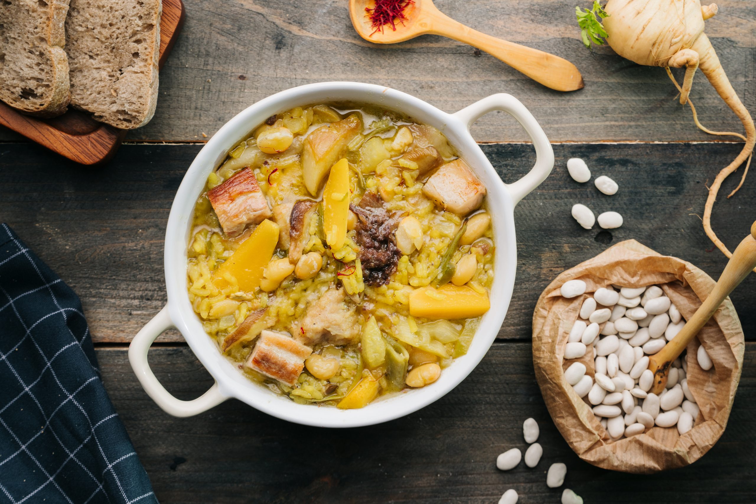 Receta de Arroz en Fesols i Naps - Recetas Arroz Dacsa