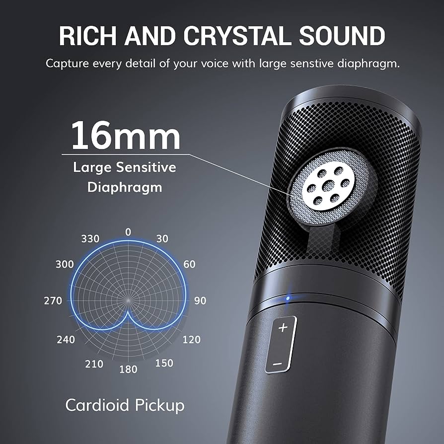 TONOR USB Microphone Kit Q9 Condenser Computer Cardioid Mic