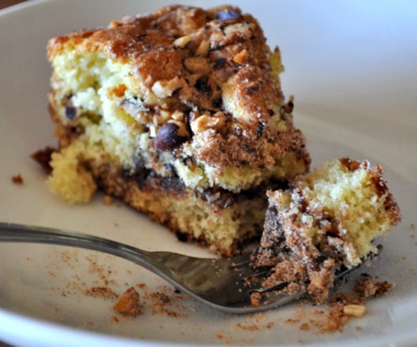 Hazelnut and Chocolate Chip Cake