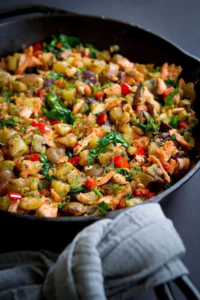 Salmon and Potato Hash