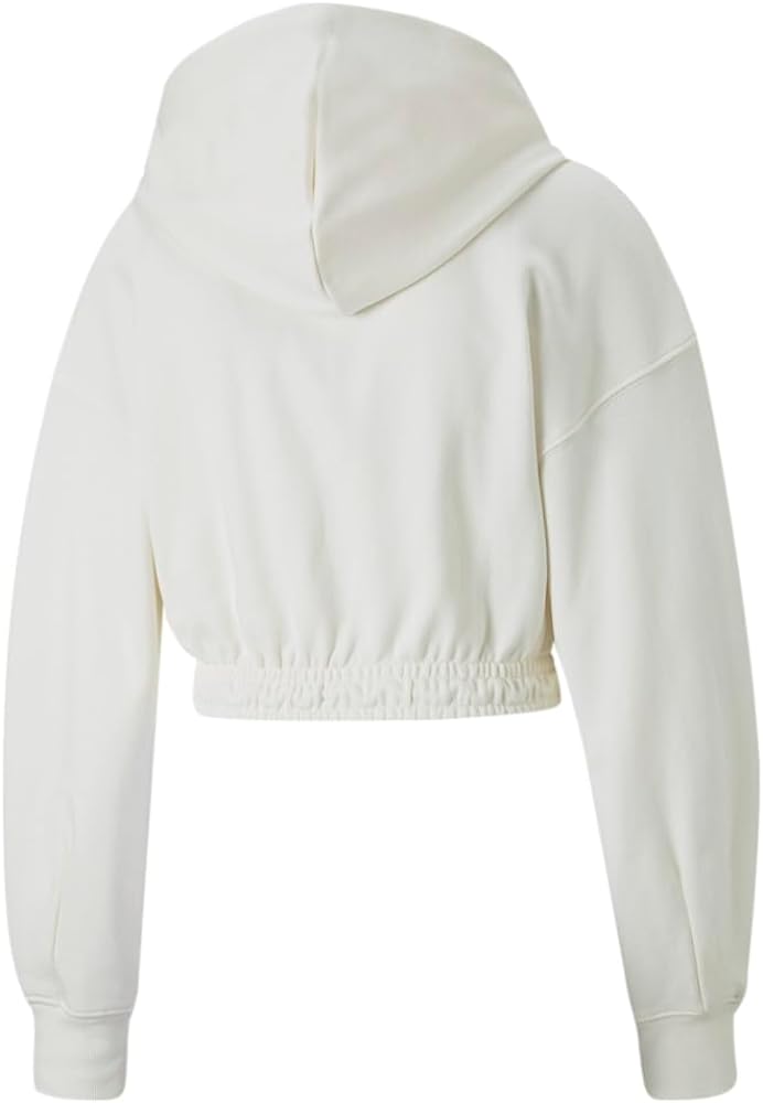5. PUMA Women's Classics Logo T7 Cropped Hoodie