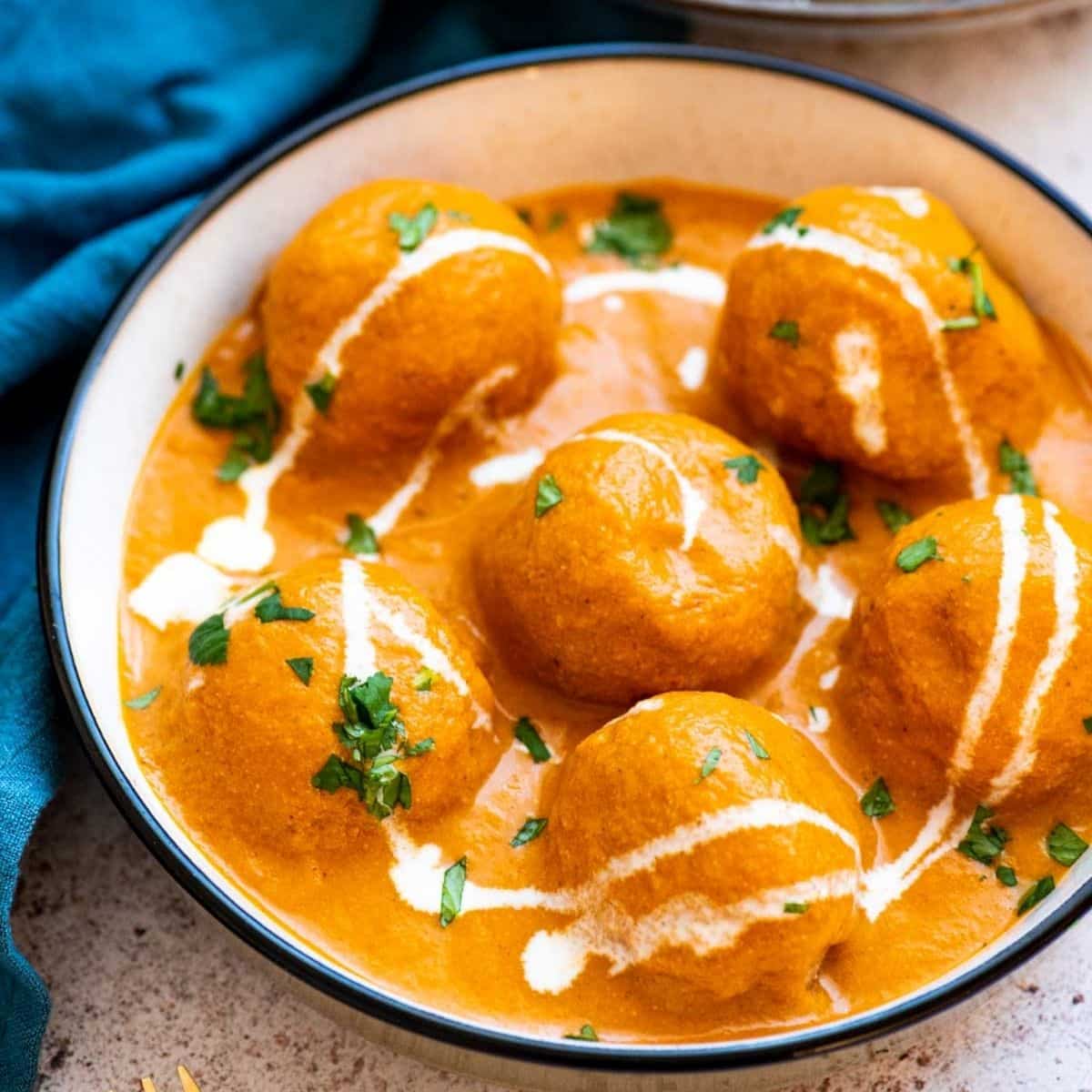 Malai Kofta with Creamy Cashew-Tomato Gravy