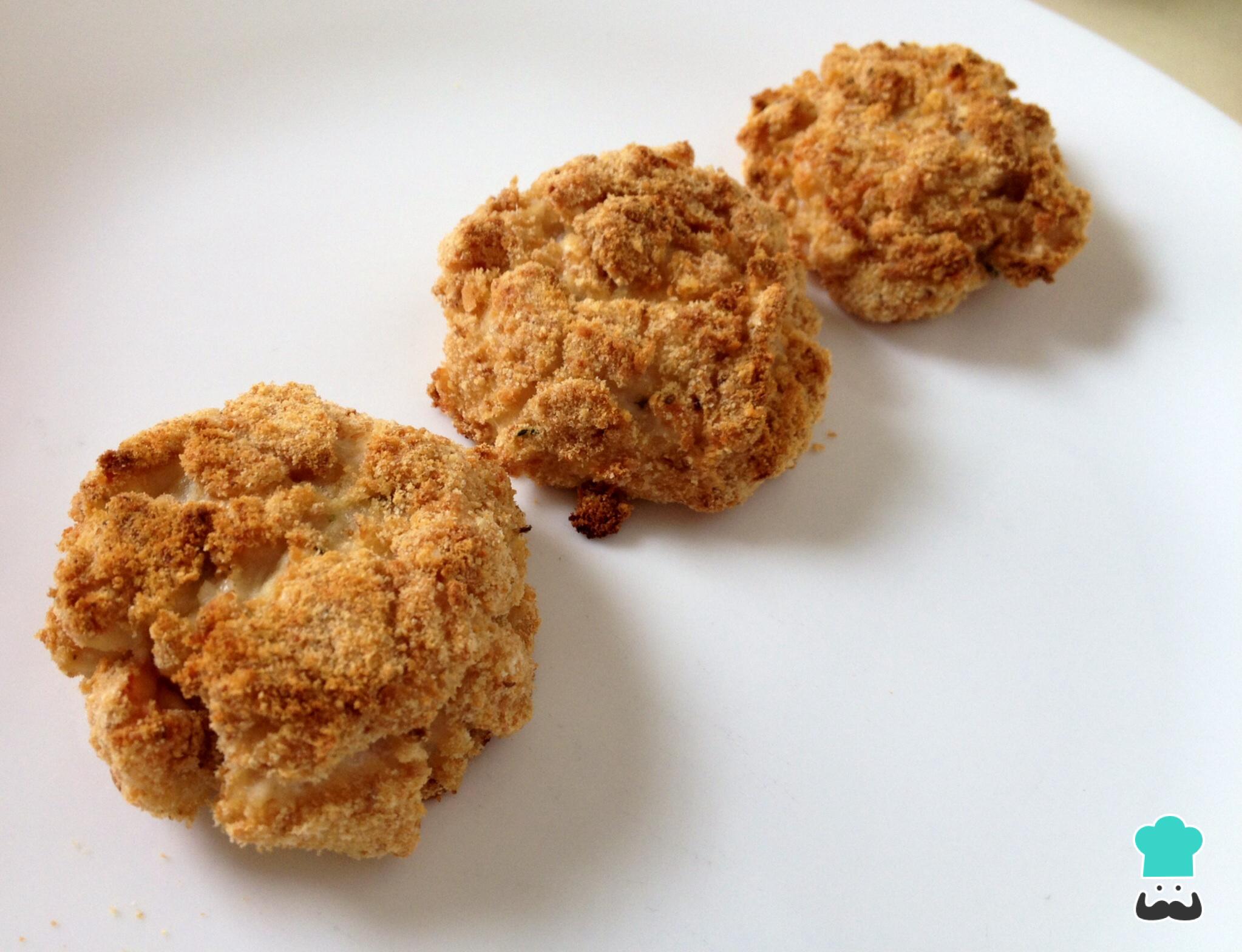 Croquetas de pollo al horno