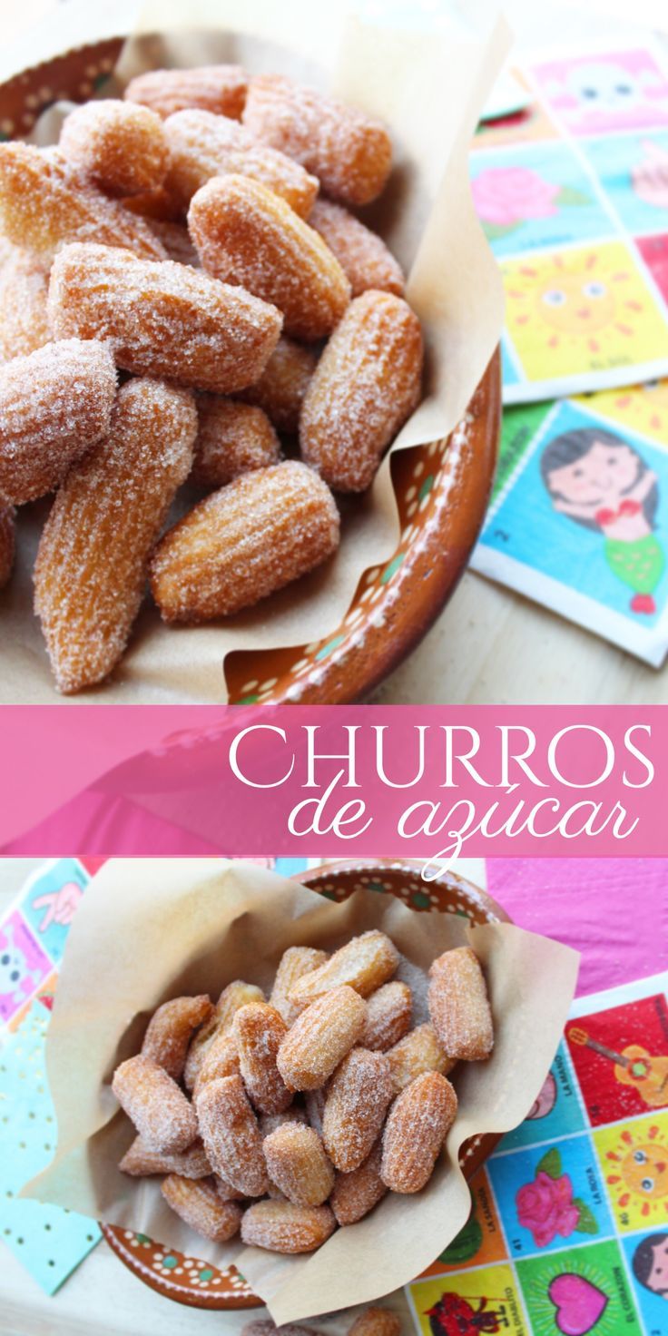 Receta de Churros con Chocolate de Menta