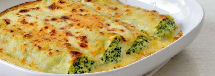 Canelones de salmón con Thermomix